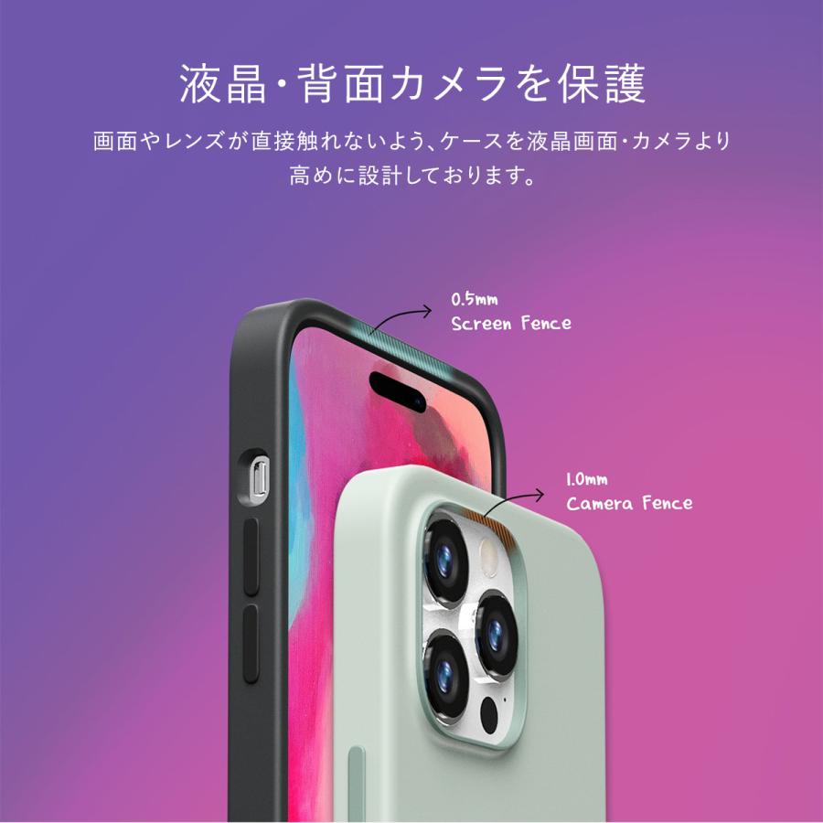 VRS DESIGN iPhone14 Pro ケース なめらか シリコン スリム ボタン