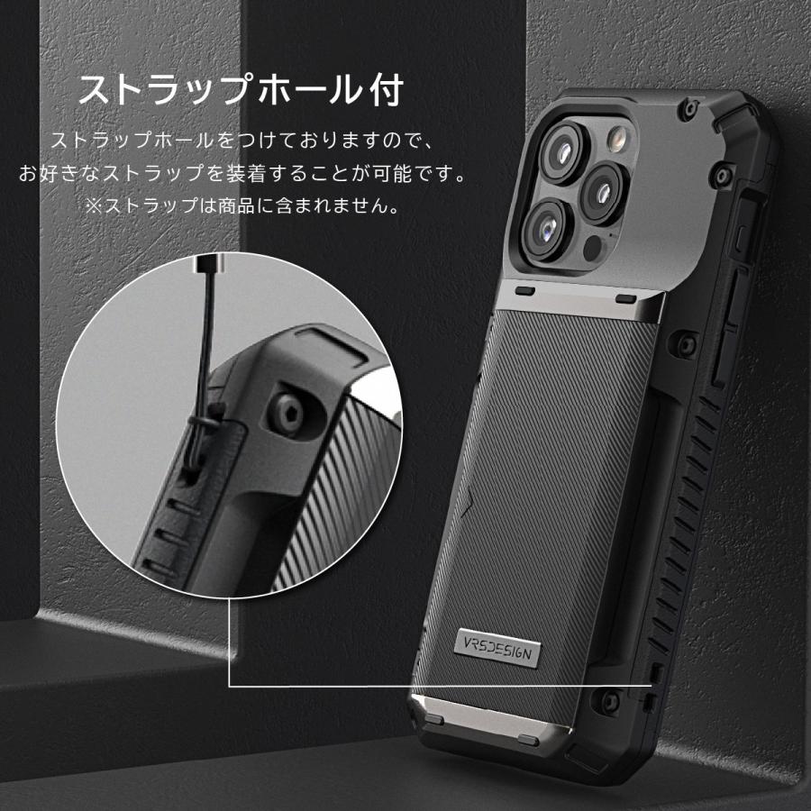 VRS DESIGN iPhone 15 ProMax ケース 耐衝撃 カード収納 スタンド