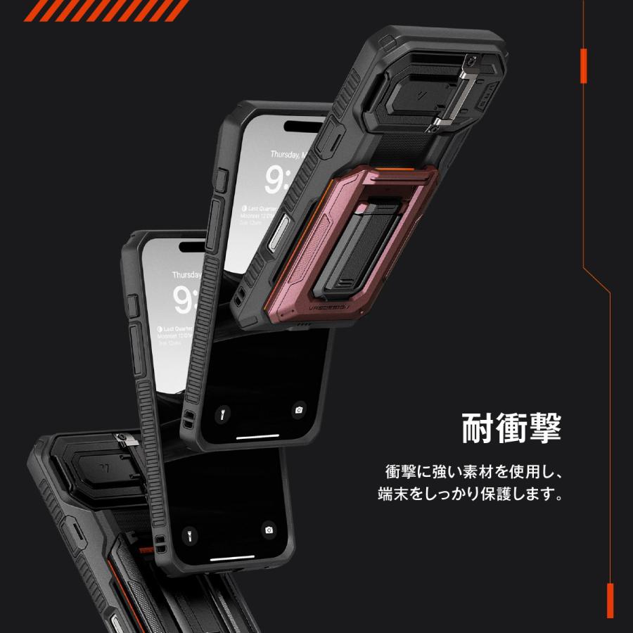 VRS DESIGN iPhone 16 Pro Max ケース 耐衝撃 カード 収納 VRS DESIGN iPhone 16 Pro Max ケース 耐衝撃 カード 収納