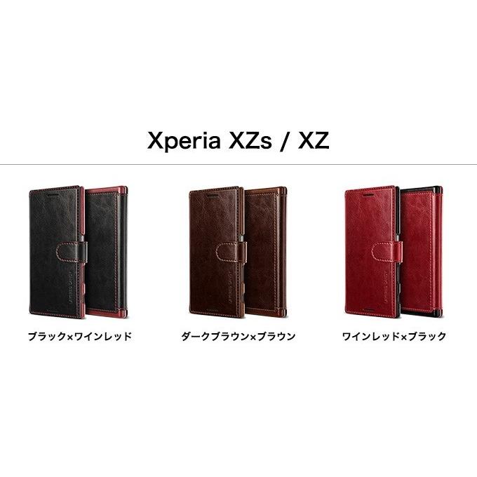 Xperia XZs Xperia XZ ケース 手帳型 マグネット 式 ベルト スリム 手帳 レザー カバー エクスペリア XZs エクスペリア XZ 対応 VRS Dandy Layered | VRS DESIGN | 01
