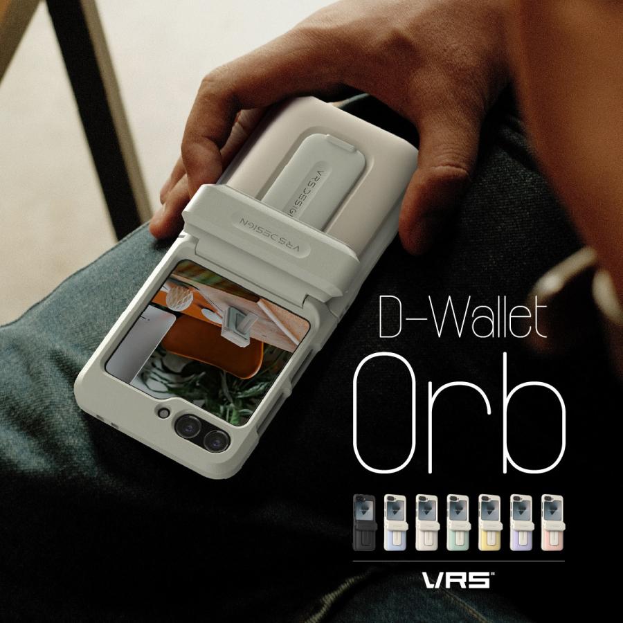 VRS DESIGN Galaxy Z Flip6 ケース 耐衝撃 カード収納 ヒンジ