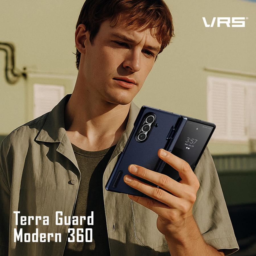 L GEAR SOLID V スマホカバー VRS DESIGN Galaxy Z Fold7 ケース MagSafe対応 カバーディスプレイ