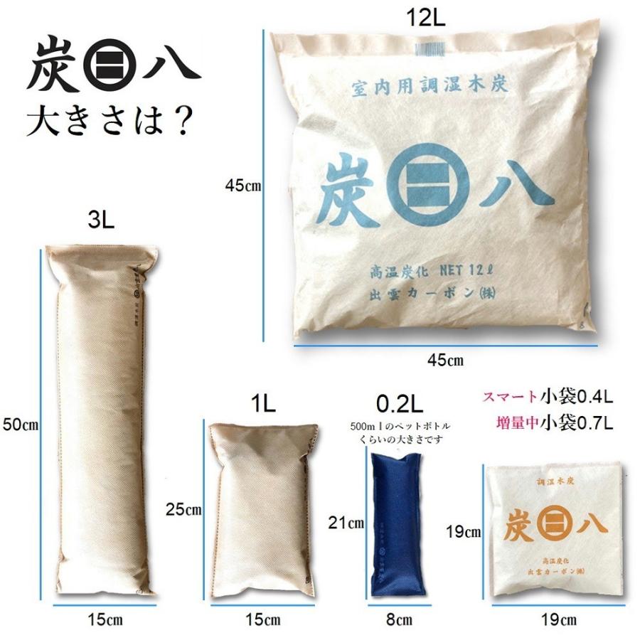 炭八 押入れ用 3L 15本入 csm.fi.cr