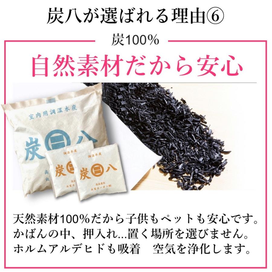 炭八 除湿剤 消臭 湿気とり かび対策 収納 調湿 炭 出雲 炭八 押入用 4袋セット 炭はち Sumi8 Oshiire 4 クラムプラス 通販 Yahoo ショッピング