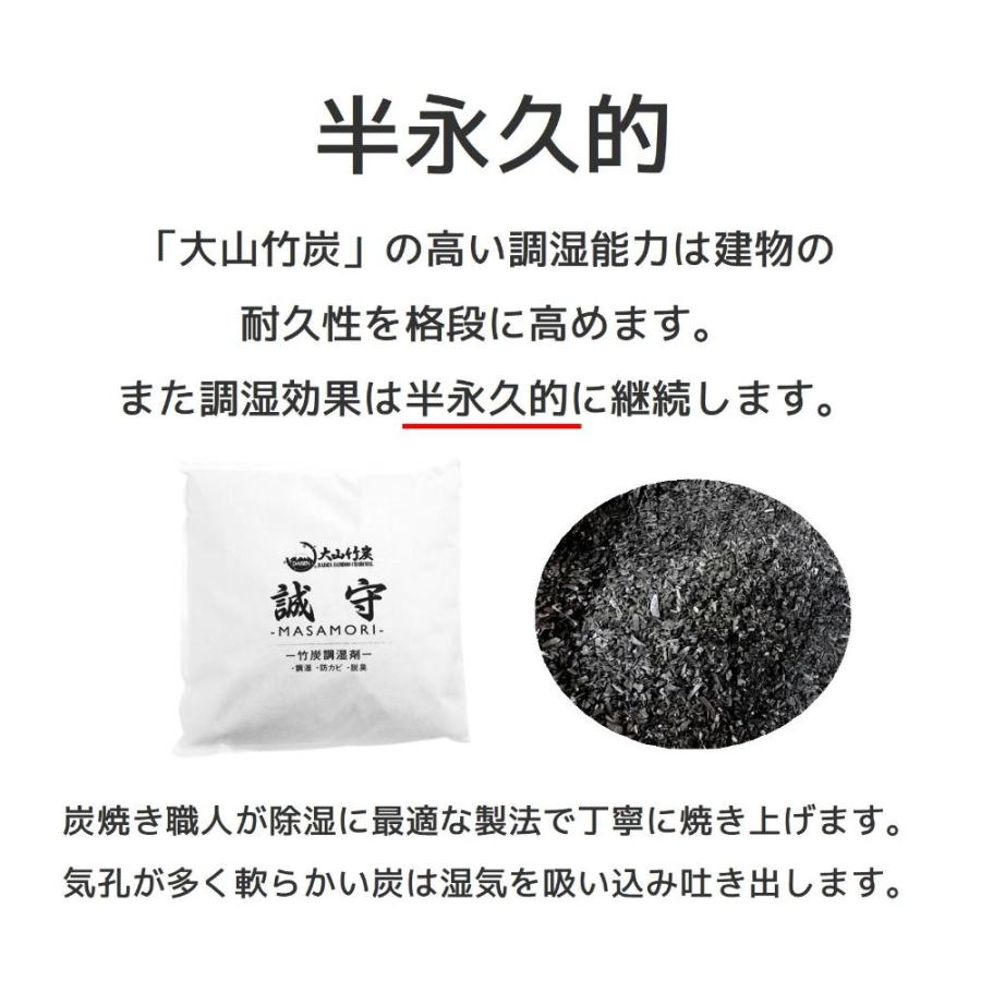 半永久的に 湿気対策 消臭対策 鳥取県産 竹炭 室内用 ショート １袋 除湿剤 消臭 におい カビ 対策 調湿 押入 収納 出雲 大山竹炭 誠守 SDGs |  | 04