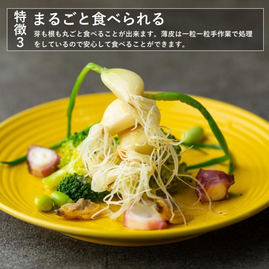 スプラウトニンニク 国産 ホワイト６片 170ｇすぷらうと 発芽 にんにく ガーリック 芽も根も全部食べられる 臭いが残らない |  | 05