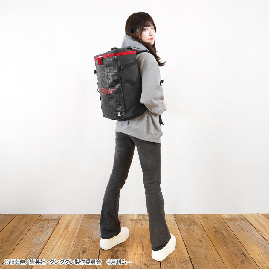 新品 ダンダダン × ムー コラボリュック 黒 ターボババアセルポ星人 ダンダダン×ムー グッズ 公式 リュック : アクロス CONTENTS on PARADE
