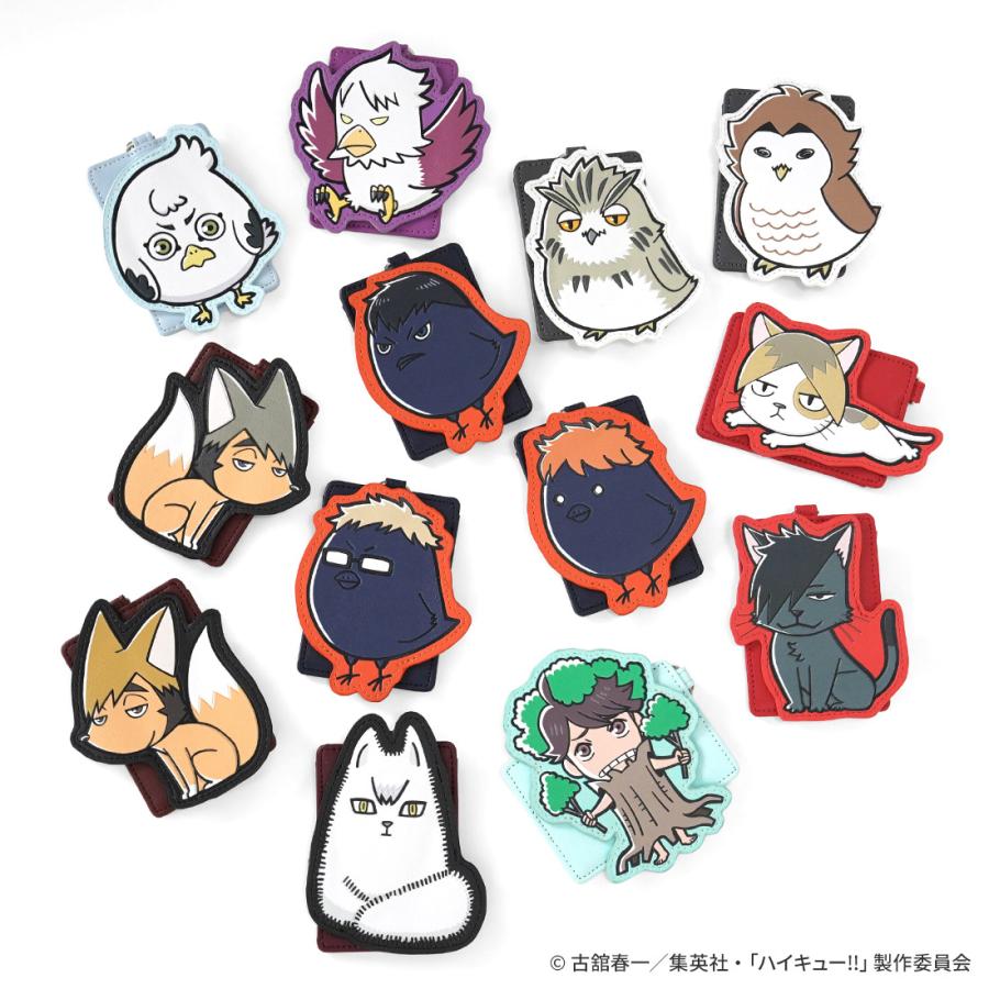 ハイキュー グッズ 公式 ダイカットパスケース マスコットキャラクター