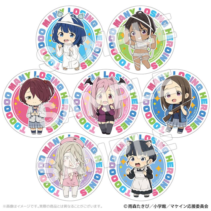 負けヒロインが多すぎる！ ツワブキ祭ディフォルメイラスト缶