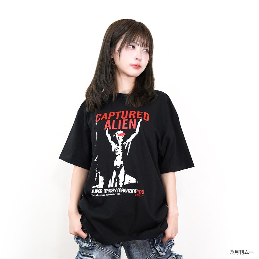 月刊ムー グッズ 公式 ムー Tシャツ 全3種 ビッグフット フラットウッズモンスター 捕らえられた宇宙人 |  | 06