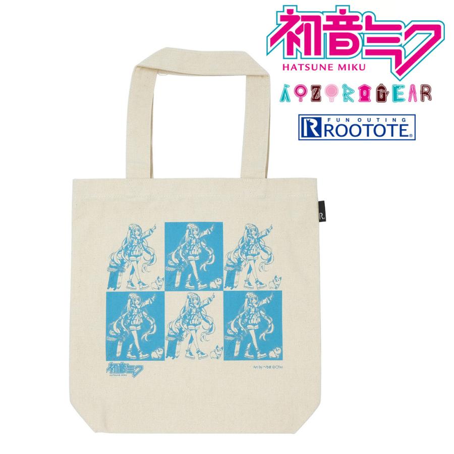 【60％OFF】初音ミク グッズ 公式 AOZORAGEAR ROOTOTE ルートート トートバッグ｜con-para｜02