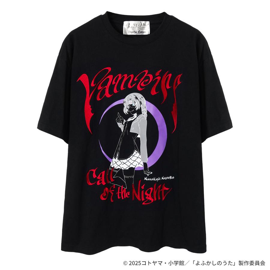 よふかしのうた Season2 グッズ 公式 PSYCHO NATIONコラボ Tシャツ