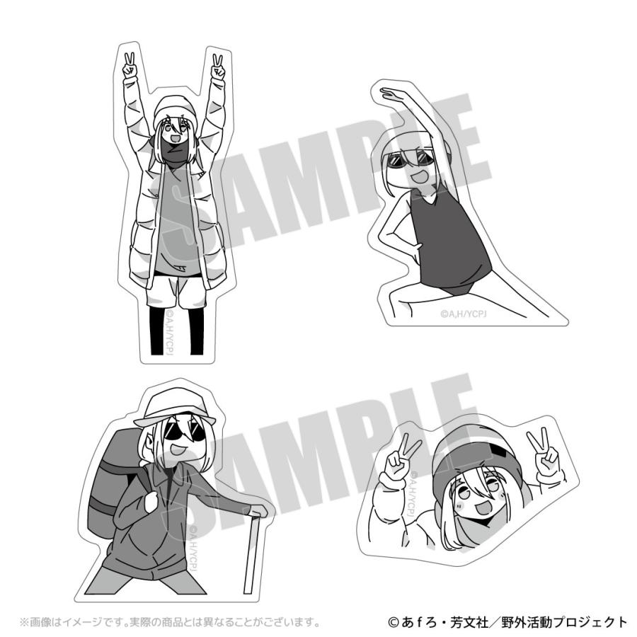 ゆるキャン△ SEASON3放課後100号記念なでしこのステッカーセット