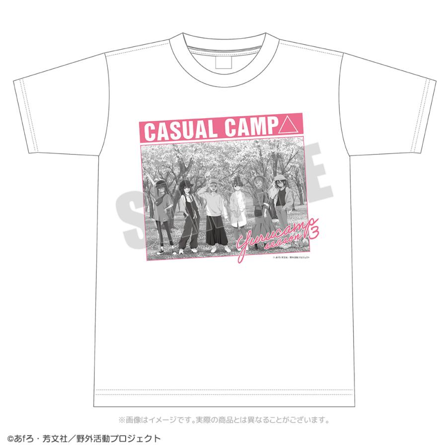 ゆるキャン△ SEASON３ グッズ 公式 カジュアルキャンプ Tシャツ |  | 01
