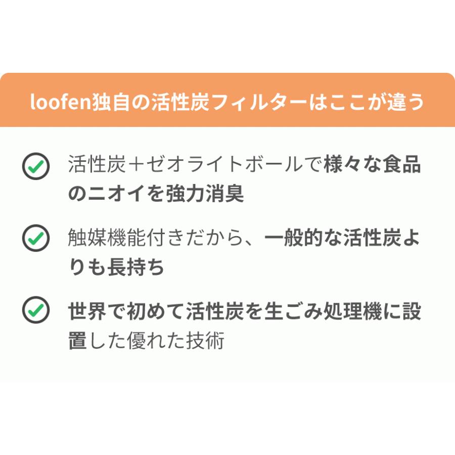 loofen 活性炭フィルター 家庭用 生ごみ処理機 生ごみ乾燥機 消耗品 交換 |  | 03