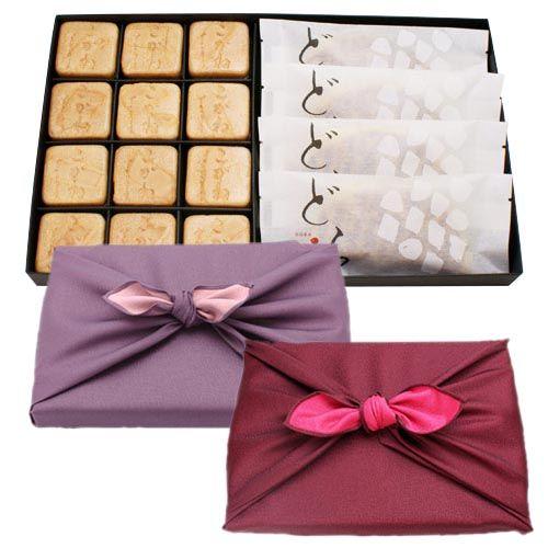 Koganean こがねもなか12個 どら4個 風呂敷包み 結婚内祝い 出産内祝い 引き出物 手土産 ギフト2 9円 お祝い 粗供養 風呂敷包みギフト 21新入荷 帰省土産 お返し