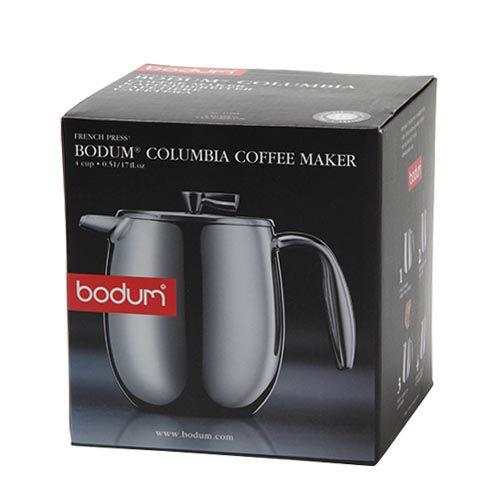 BODUM COLUMBIA フレンチプレススタイルコーヒーメーカー 64aafb799bdd29e3fae32b8140b8ba