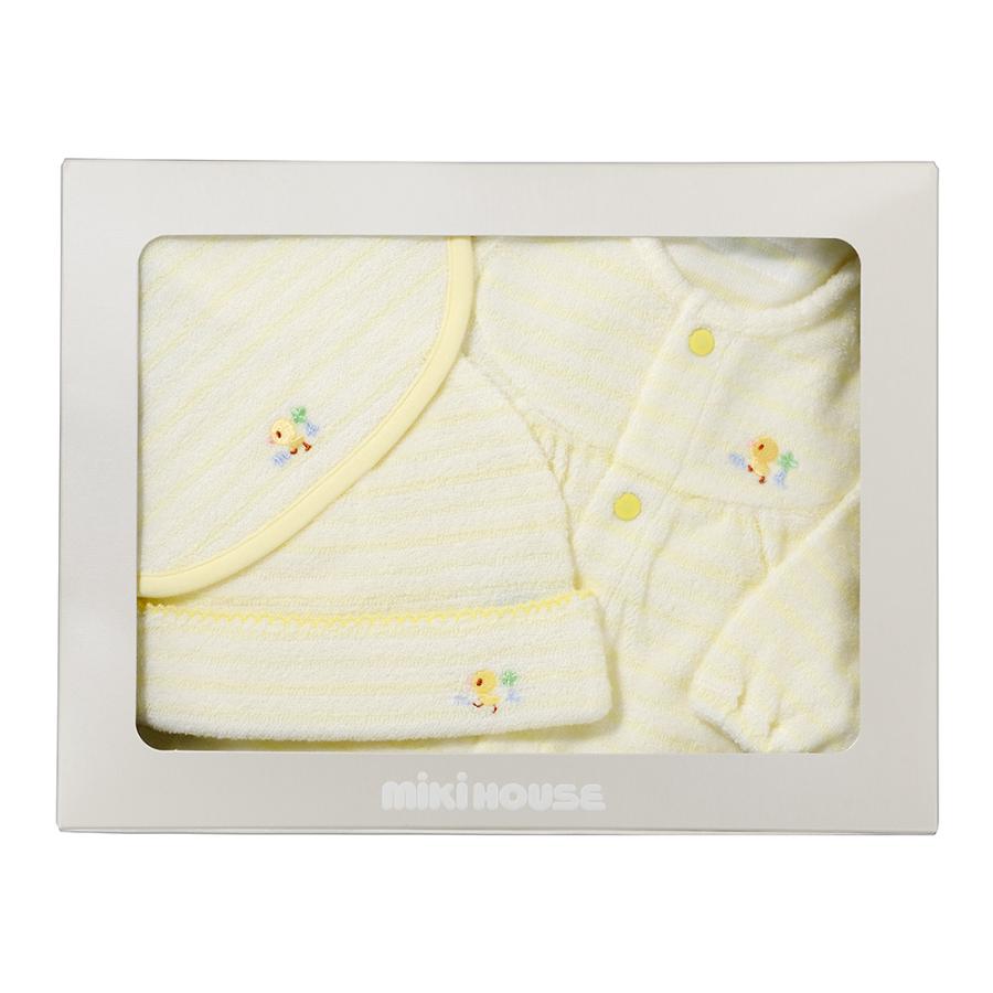 MIKI HOUSE（ミキハウス） 無撚糸ツーウェイオールセット（コーン） ギフト 出産祝い | 