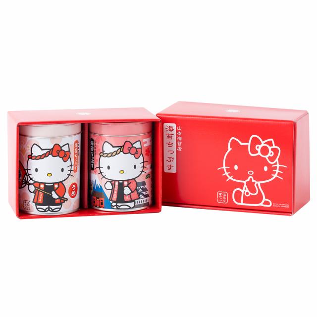 山本海苔店 はろうきてぃ海苔ちっぷす2缶セット(HKT2) おにぎりのり のり 高級 贈答品 手土産 お祝い 内祝いの品 食べ物 食品 ギフト | 山本海苔店 | 01