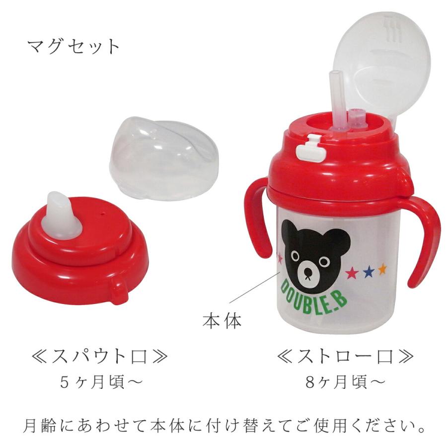 MIKI HOUSE（ミキハウス） ダブルB ベビー食器セット（12点セット） プレゼント 出産祝い 離乳食 電子レンジ 食洗機対応 食器セット ギフトセット お食い初め | MIKI HOUSE | 08