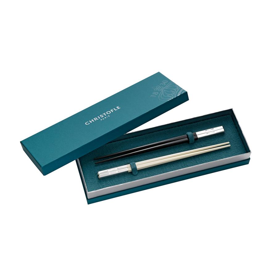 Christofle (クリストフル) Uni Chopsticks(ユニ ペア箸) ノアール（黒