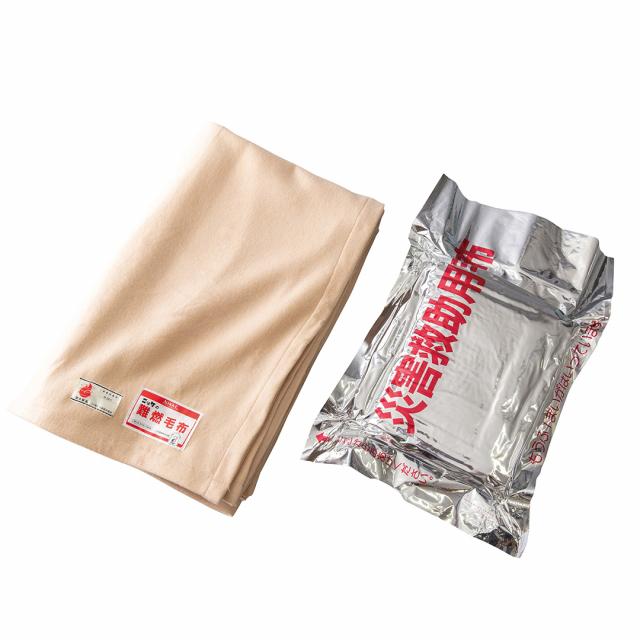 難燃性フリース毛布 箱入り[N301130ー1] / 防災 災害用 避難用毛布 防災対策 | 