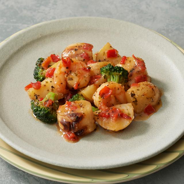 RFFF(ルフフフ) 北海道産帆立と海老(エビ)のハーブグリル 【6パック】/ ハーブオイル パスタ ハーブグリルセット 冷凍食品 | 