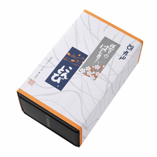 丸山海苔店 極上はしり・こんとび2種詰合せ缶入 (四切5枚×16袋) / のり まるやまのり 築地 高級のり丸山海苔店 築地 寿司屋 |  | 02