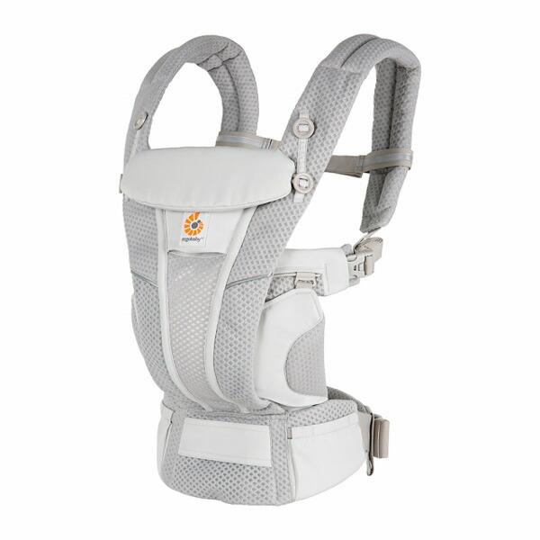 Ergobaby エルゴベビー ベビーキャリア OMNI Breeze オムニ ブリーズ パールグレー メッシュ 新生児 ベビー 赤ちゃん 0歳 ベビーキャリア 抱っこひも 抱っこ | ergobaby