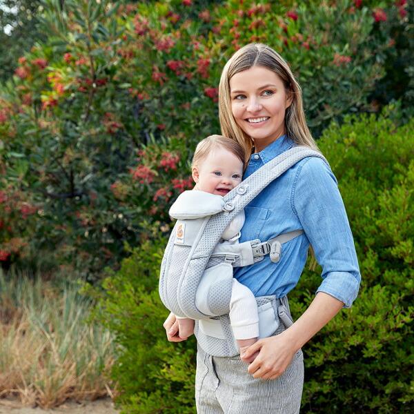 Ergobaby エルゴベビー ベビーキャリア OMNI Breeze オムニ ブリーズ パールグレー メッシュ 新生児 ベビー 赤ちゃん 0歳 ベビーキャリア 抱っこひも 抱っこ | ergobaby | 05