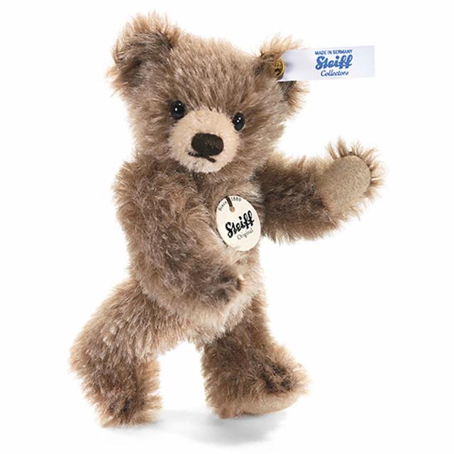 Steiff(シュタイフ) ミニテディベア ブラウンチップド 送料無料 ぬいぐるみ くま ベビー グッズ 出産祝いにも 20000円台 | Steiff