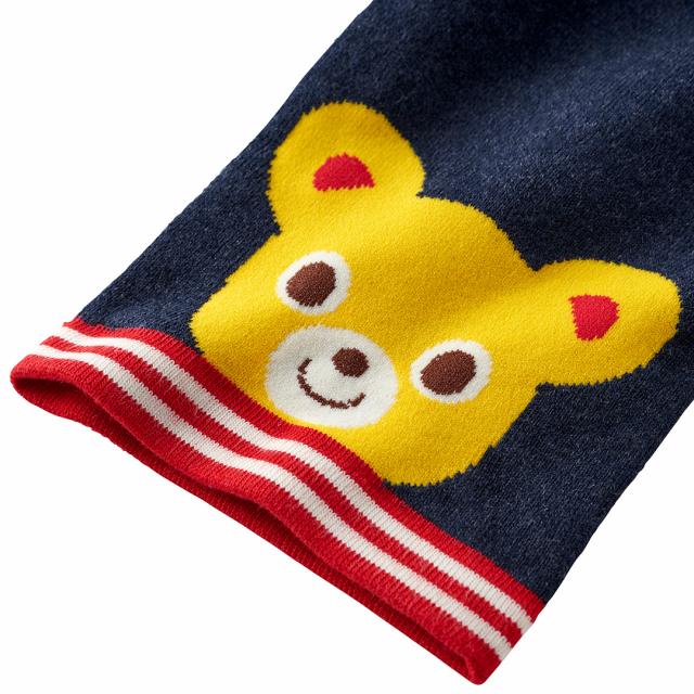 MIKI HOUSE(ミキハウス) 長袖Tシャツセット(黄:プッチー) (70-80cm) BOX付き 8分丈スパッツ くま 出産祝い お祝い 男の子 女の子 ギフト ギフトカタログ | MIKI HOUSE | 02