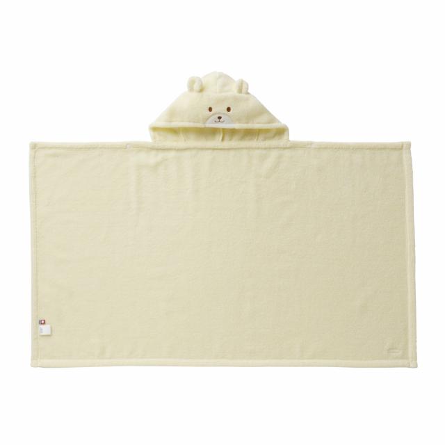 MIKI HOUSE（ミキハウス） 無撚糸バスポンチョセット(イエロー)【BOX