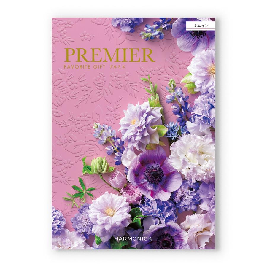 PREMIER(プルミエ) カタログギフト ミニョン+今治 綾 フェイスタオル3枚セット【風呂敷包み】 ギフト お返し プレゼント ゴルフコンペ 景品 母の日 父の日 | CONCENT | 01