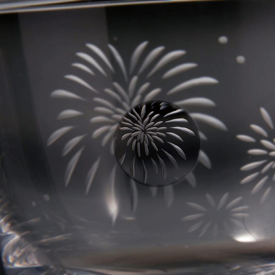 田島窯 江戸硝子 富士山 ロックグラス 月と花火（木箱入） お返し ギフト プレゼント 誕生日 ガラス 手作り コラボレーション 表情 熟練 職人 丁寧 |  | 04