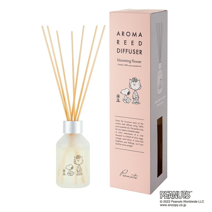 PEANUTS（ピーナッツ） アロマリードディフューザー ＜ブルーミングフラワー＞ ギフト お返し 贈り物 プレゼント ルーム フレグランス インテリア 誕生日 母の日 | 