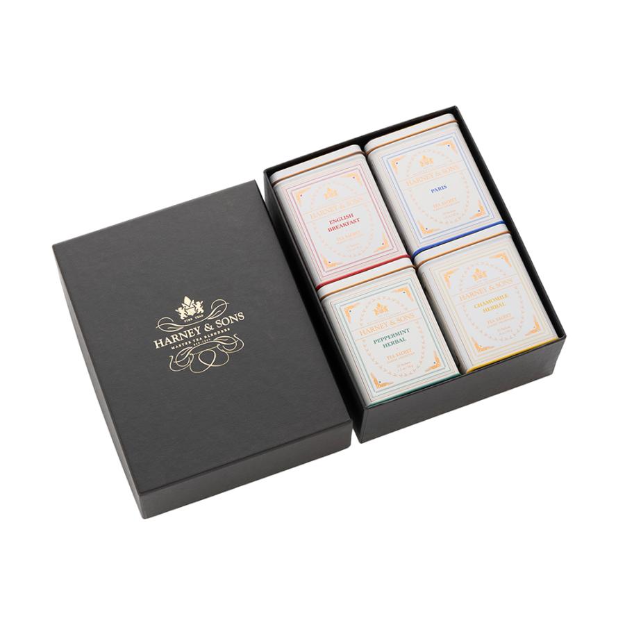 超人気 Harney Amp Sons Classic Collection サシェ 4缶セレクトセット アメリカ ティー 紅茶 お返し ギフト 結婚祝 就職祝 父の日 22 Materialworldblog Com