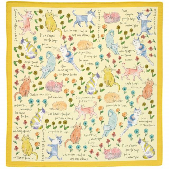 ネコづくし ギフトセット (タマのきもち)【風呂敷包み】/ ねこもなか茶漬け ホットアイマスクコットン風呂敷 最中茶漬け 猫 猫づくし |  | 05