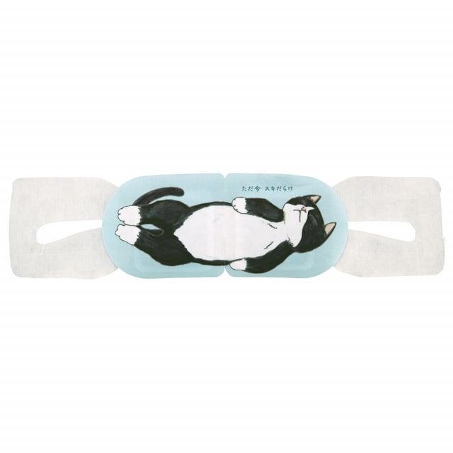 ネコづくし ギフトセット (クロのきもち)【風呂敷包み】/ ねこもなか茶漬け ホットアイマスクコットン風呂敷 最中茶漬け 猫 猫づくし |  | 03