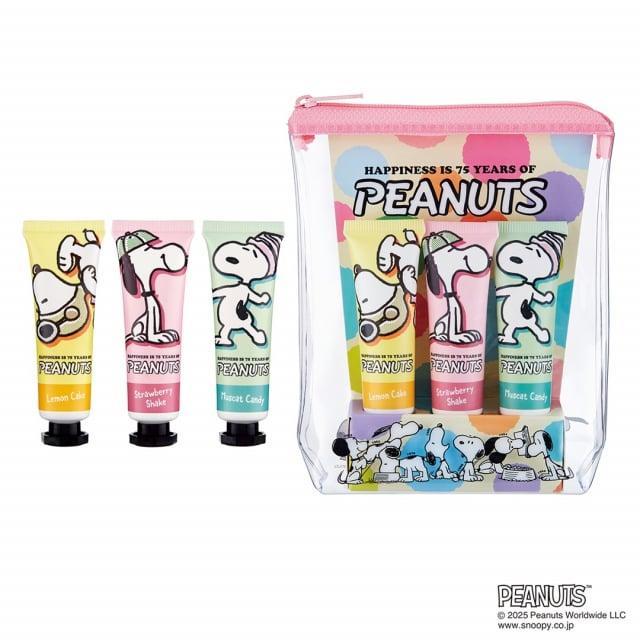 PEANUTS(ピーナッツ)誕生75周年記念デザインアート ギフトセット<コットンキャンディー> フレグランスカード、スタンド/ハンドクリーム | PEANUTS | 04