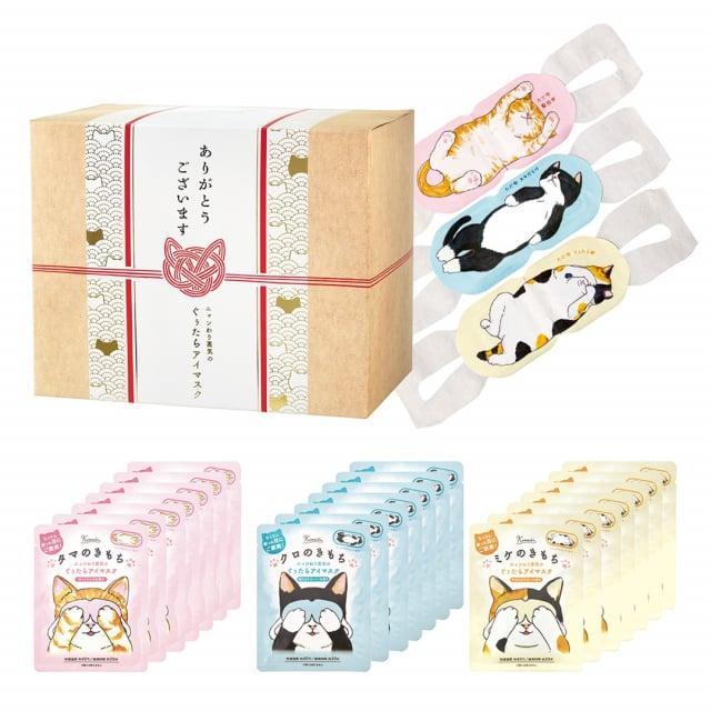 キモチ ネコのきもち ホットアイマス にゃんづくしギフト 21枚入り