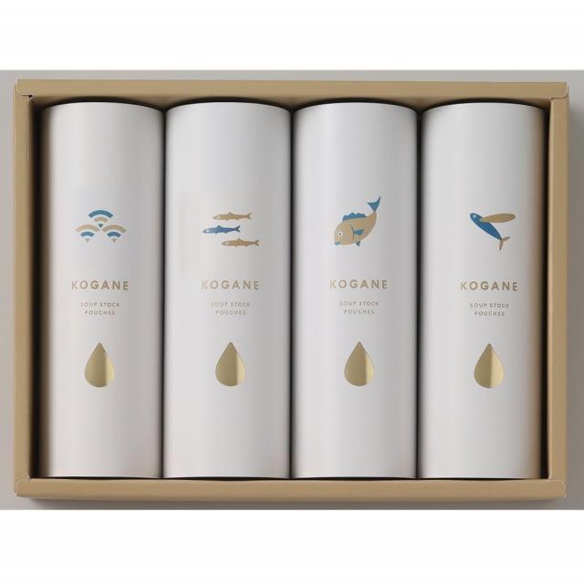 ちきり だしギフト KOGANE-C25 「たい、かつお、あご、いりこ」4種類のだしパック / 和風だし いりこだし 鯛だし あごだし だしセット 引き菓子 ワンモア | ちきり