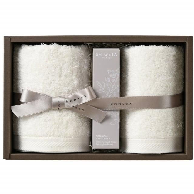 kontex (コンテックス) プレミアムオーガニック+SHIGETA PARIS(シゲタ パリ)ハーバリズム ハンドクリーム /タオル 綿100% | kontex