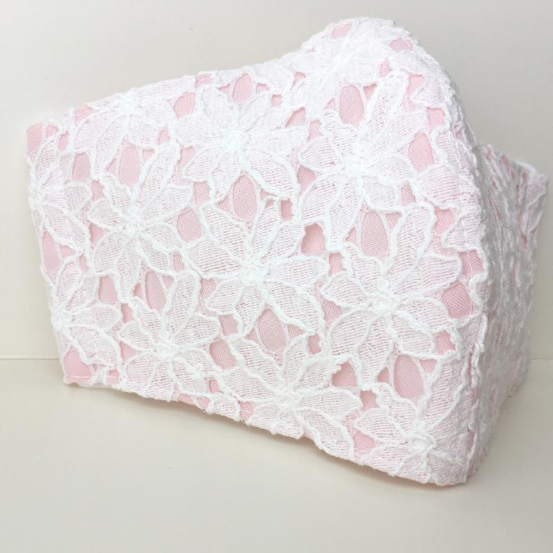 マスク 大人用 布マスク 立体マスク コットンレース さくら ホワイト ピンク 花柄 日本製 デザインマスク おしゃれマスク 小顔マスク Akm1013 デザイン雑貨のコンセプトストア 通販 Yahoo ショッピング