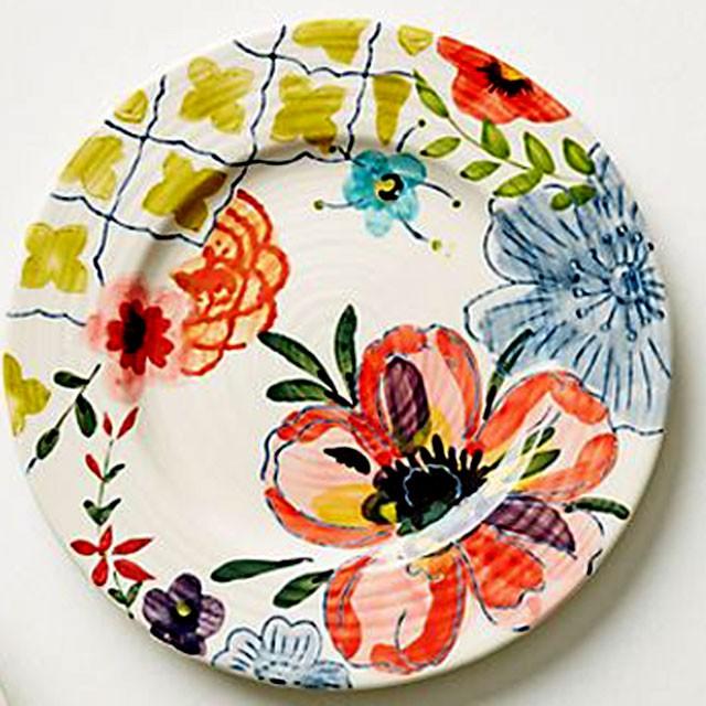 アンソロポロジー ブレッドプレート 花柄 カナッペプレート Anthropologie お皿 Sissinghurst Castle Ant1308 デザイン雑貨のコンセプトストア 通販 Yahoo ショッピング