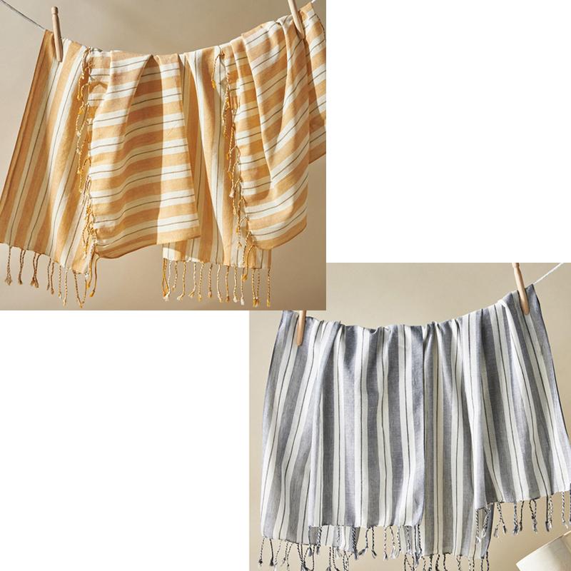 ANTHROPOLOGIE アンソロポロジー キッチンタオル 4枚セット ティー 