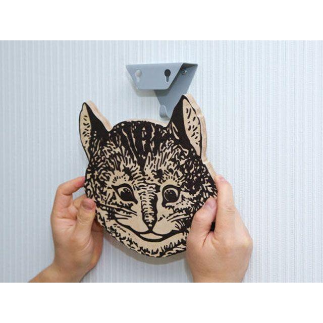 デコレーションハンガーラック 不思議の国のアリス チェシャ猫 ウッド