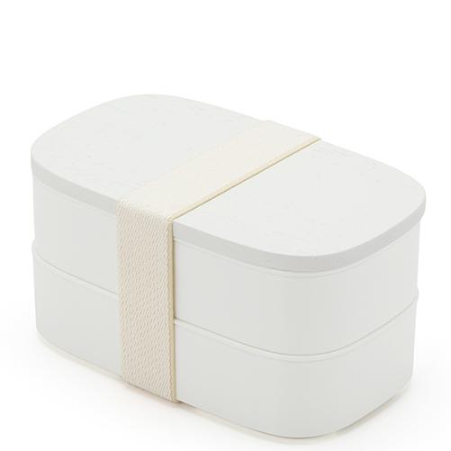 弁当箱 おすすめ  2段 ランチボックス パステルカラー ピンク/グレー/ホワイト ヴァーレア ヴァーリ 木蓋 日本製 |  | 03