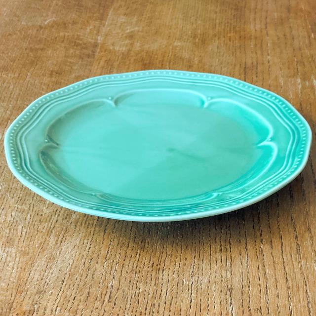 スタジオエム ディナープレート マティネ ラウンド 23.5cm ブラン（白）/グリズ（グレー）/ミント スタジオM’ 食器 大皿 ケーキプレート 日本製 陶器 | studio m' | 08