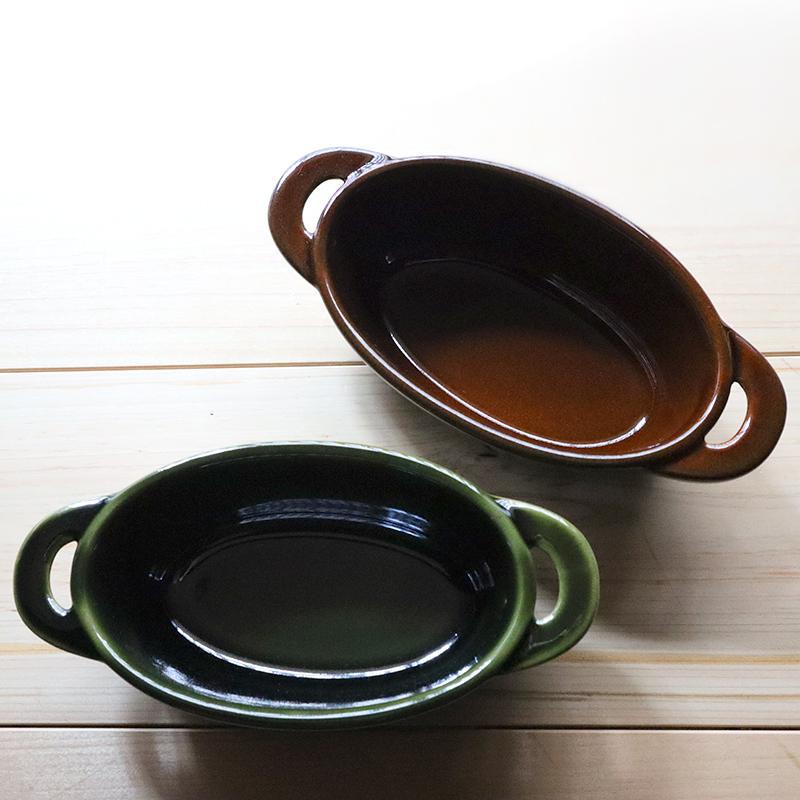 studio m'（スタジオエム） グラタン皿 タブレ オーバルグラタン S